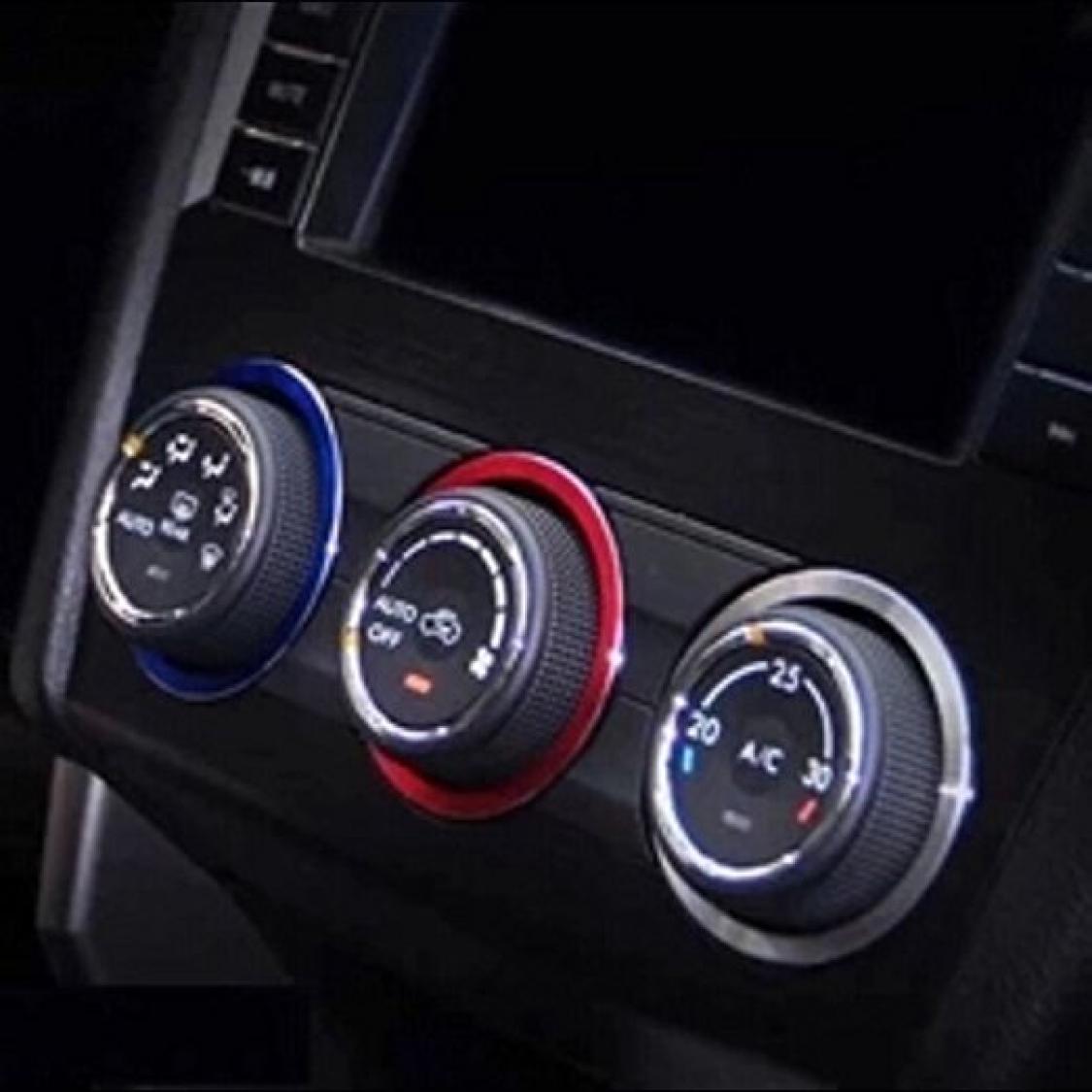 Ringe Lüftungsregler Geeignet Für Ford Focus MK2 MK3 Silber