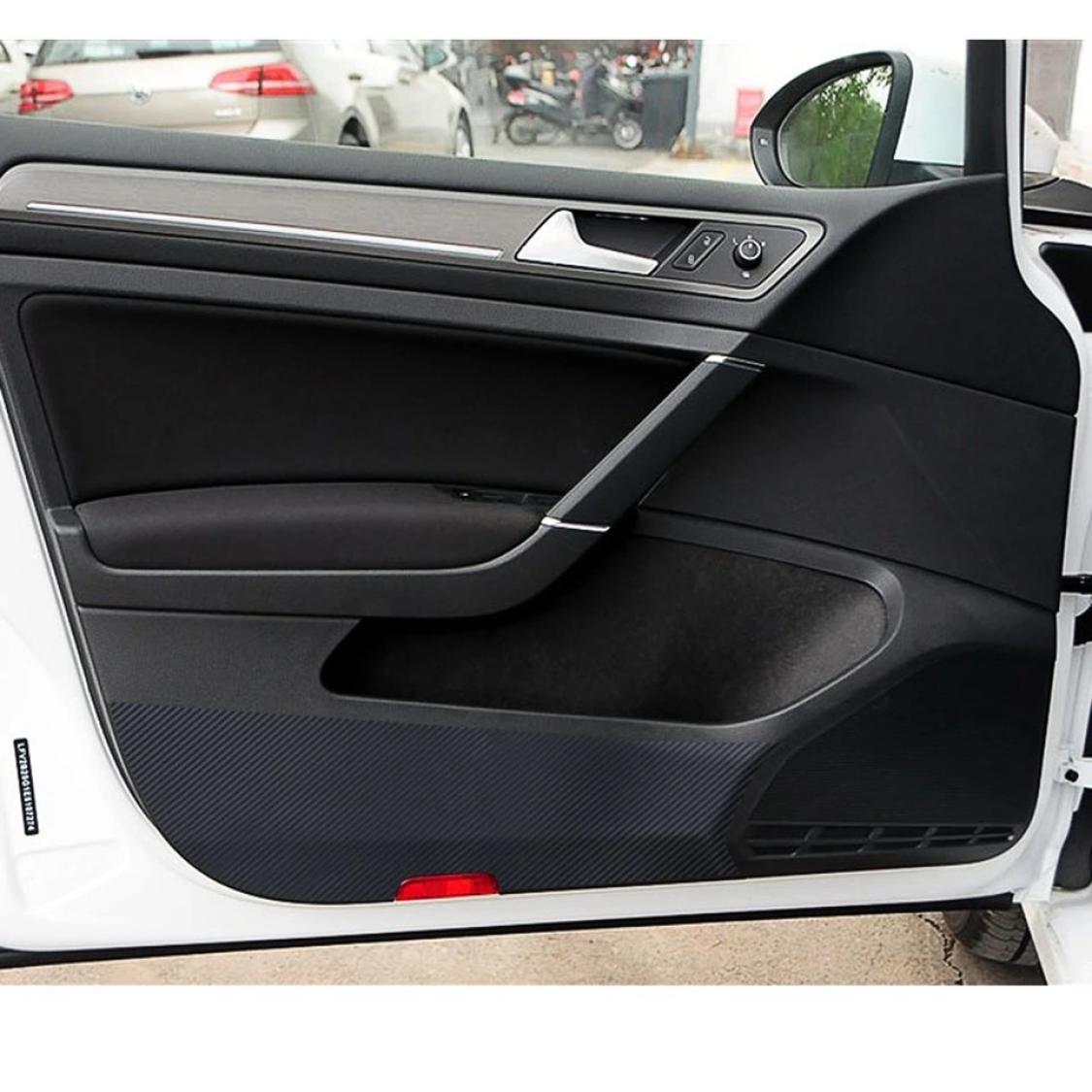 Türpappen 5D Carbon Folie Schwarz Geeignet Für VW Golf 7