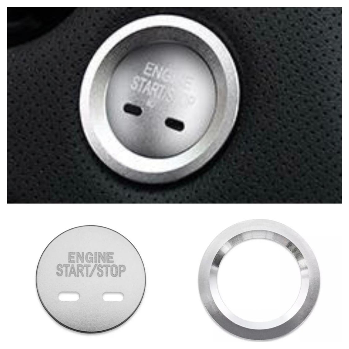 Start Stop Ring Abdeckung Alu Silber Geeignet Für Opel Astra Insignia Mokka Crossland Grandland