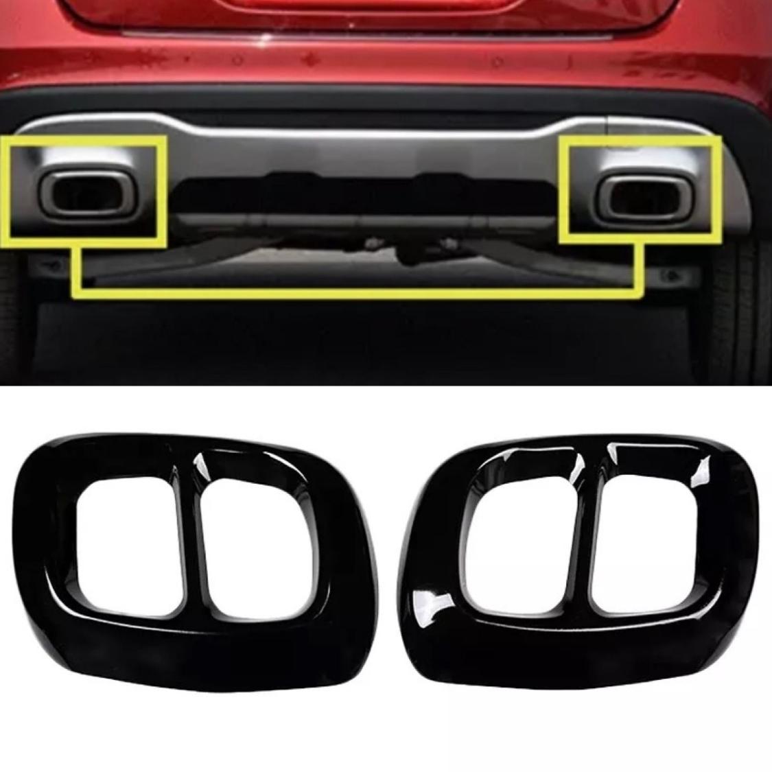 Apertura di scarico nero adatto a Mercedes Benz GLA X156