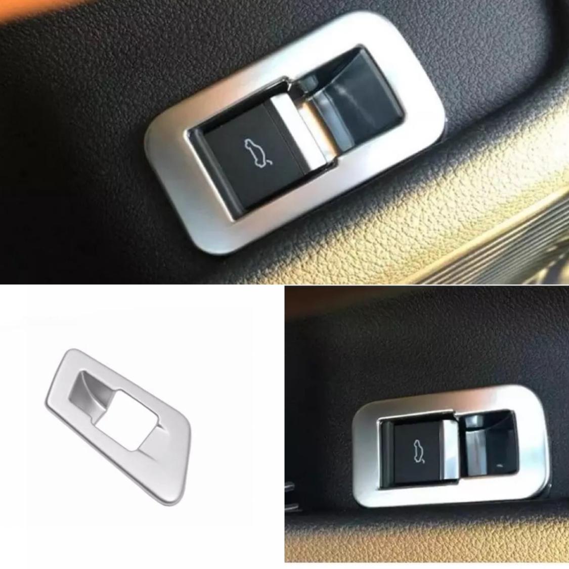 Couvercle de cadre de bouton poussoir de hayon de coffre adapté à VW T-Roc TDI TSI