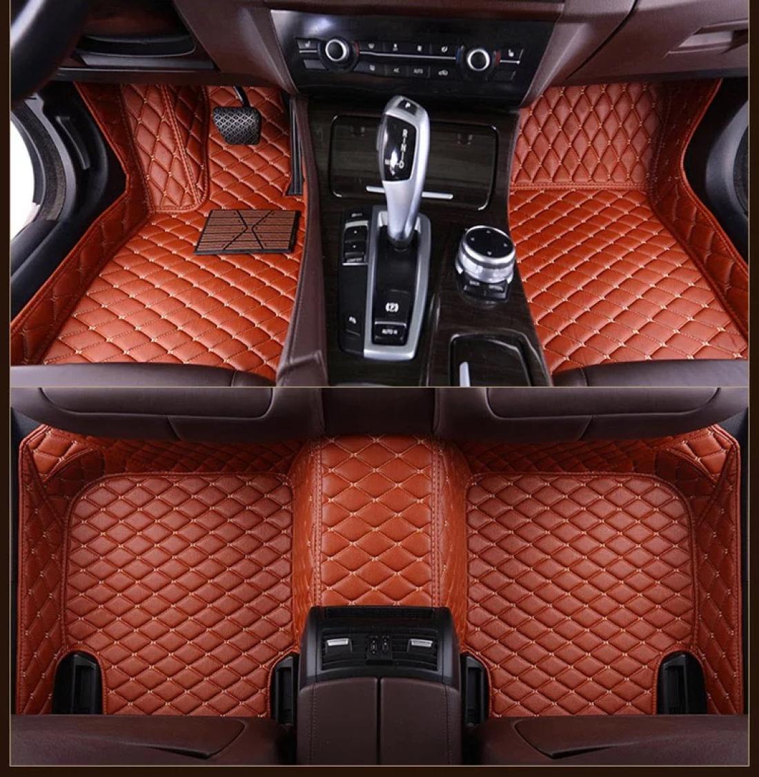 CARSTYLER®  Fußmatten Braun Beige Geeignet Für Mercedes Benz E W213 S213
