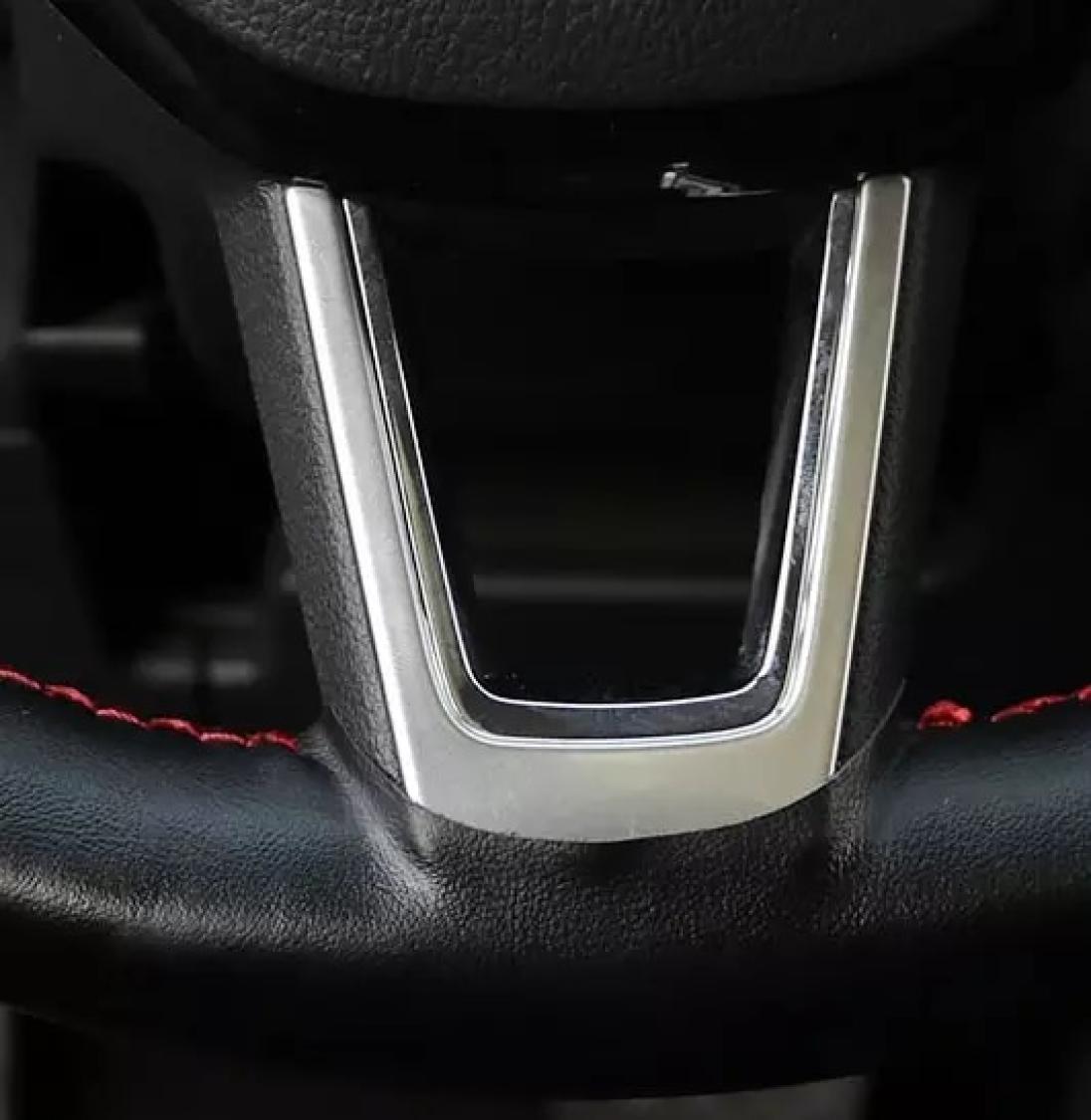 Edelstahl Lenkrad Abdeckung Rahmen Blende Geeignet Für Skoda Kodiaq Karoq Kamiq Octavia Superb Scala